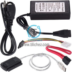 Adaptador, convertidor USB a SATA/IDE para disco duro de 3.5" o 2.5"