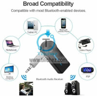 Adaptador AUX Bluetooth 5.0 para carro, receptor transmisor, audio inalámbrico 2 en 1 Adaptador AUX Bluetooth 5.0 para carro, receptor transmisor, audio inalámbrico 2 en 1