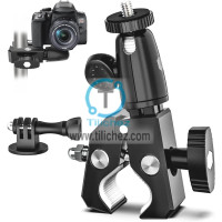 Soporte de metal 360 para GoPro y cámaras en moto o bici Soporte de metal 360 para GoPro y cámaras en moto o bici