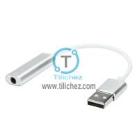 Tarjeta De Sonido Usb Externa, Adaptador De Audio USB Tarjeta De Sonido Usb Externa, Adaptador De Audio USB